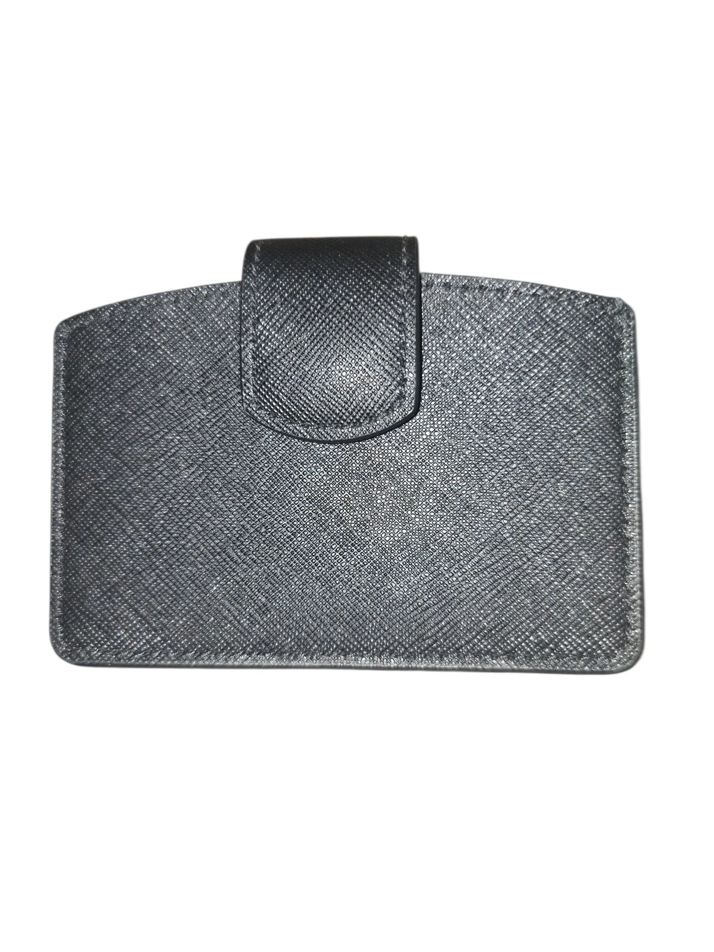 Tory Burch Black Saffiano Leather Card Case